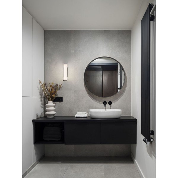 Mat crna metalna LED zidna lampa Misty – Nova Luce-image-2
