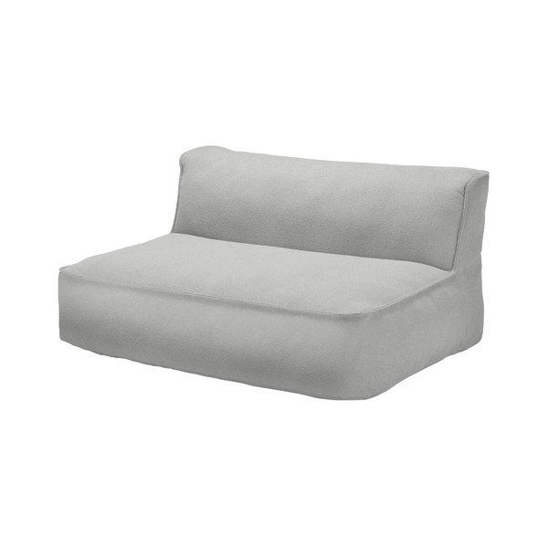 Svijetlo sivi modul za vrtne sjedeće garniture od bouclé tkanine Grow – Blomus-image-1