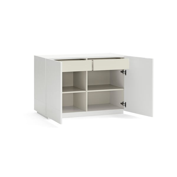 Bijela niska komoda 100x70 cm Doric – Teulat-image-3