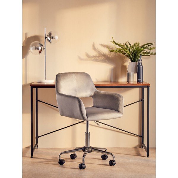 Siva podstavljena uredska stolica Brent – Premier Housewares-image-3