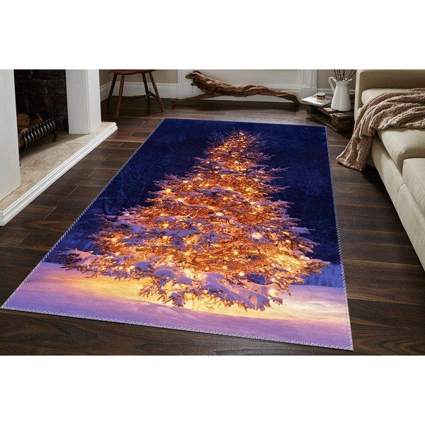 Tepih Vitaus Christmas Period Osvijetljeno drvo izvana, 50 x 80 cm-image-1