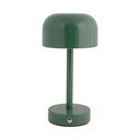 Zelena LED stolna lampa s metalnim sjenilom (visina 24,5 cm) James – Leitmotiv