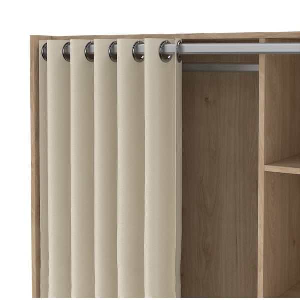 Bijeli/bež ormar u dekoru hrasta 105x180 cm Kit – Tvilum-image-4