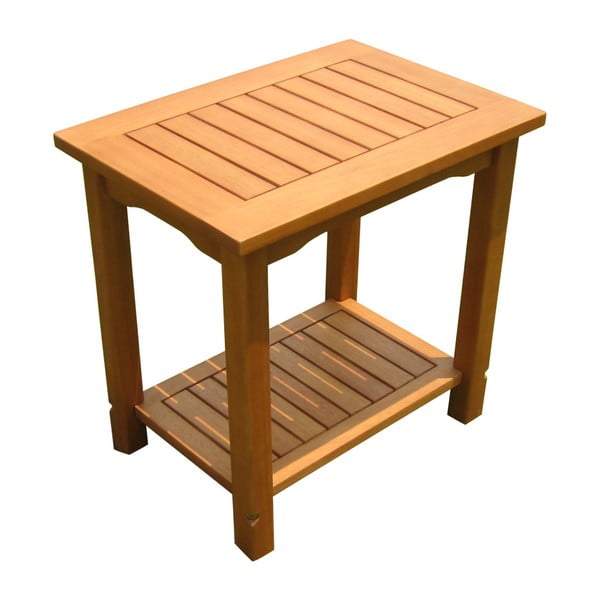 Vrtni stolić od masivnog eukaliptusa 35x50 cm Santa Cruz – Garden Pleasure-image-1