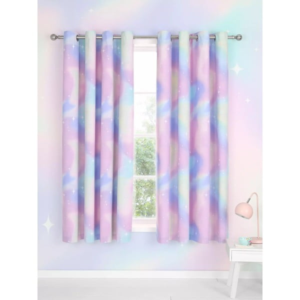 Dječje zavjese u setu 2 kom 168x183 cm Ombre Stars – Catherine Lansfield-image-1