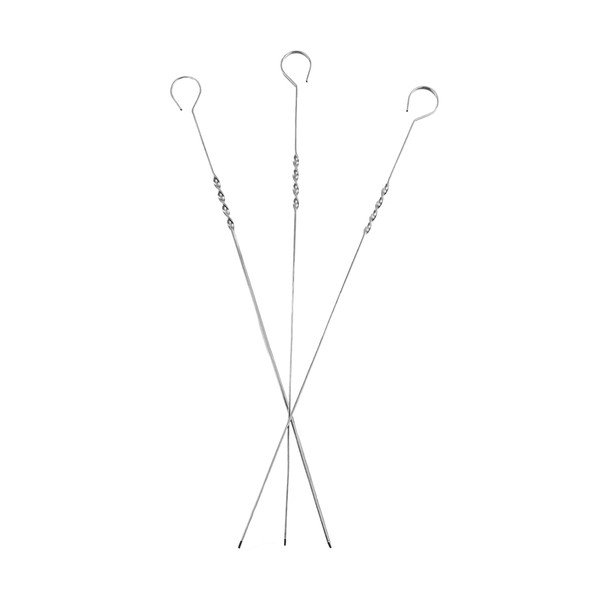 Igle za roštiljanje u setu od nehrđajućeg čelika 10 kom – Orion