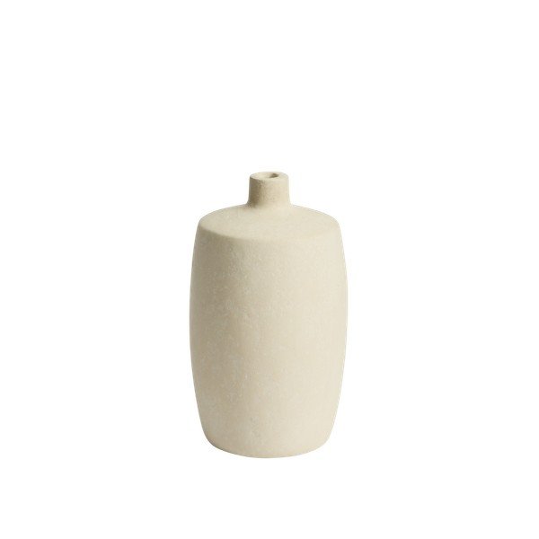 Krem vaza od papier-mâché (visina 26 cm) Mireni – Kave Home