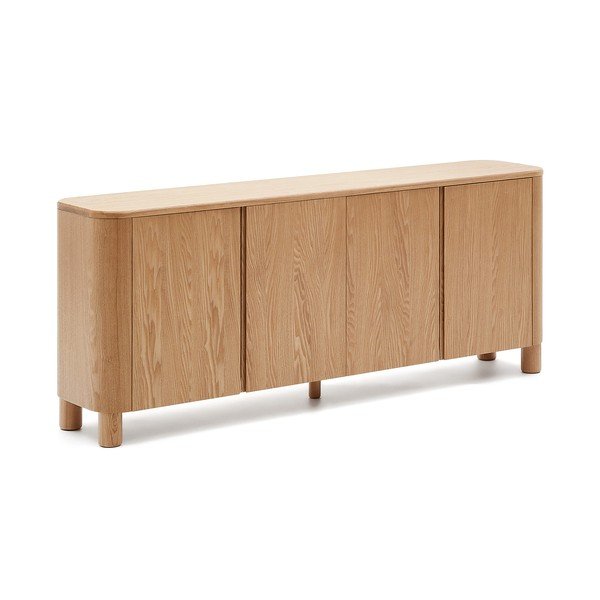 Komoda u dekoru jasena u prirodnoj boji 200x79x40 cm Salaya – Kave Home-image-2