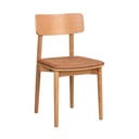 Konjak smeđe/u prirodnoj boji blagovaonske stolice u setu 2 kom od umjetne kože Wolcott – Rowico