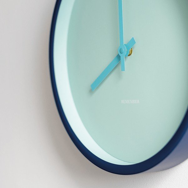 Zidni sat ø 30 cm Aqua - Remember-image-2