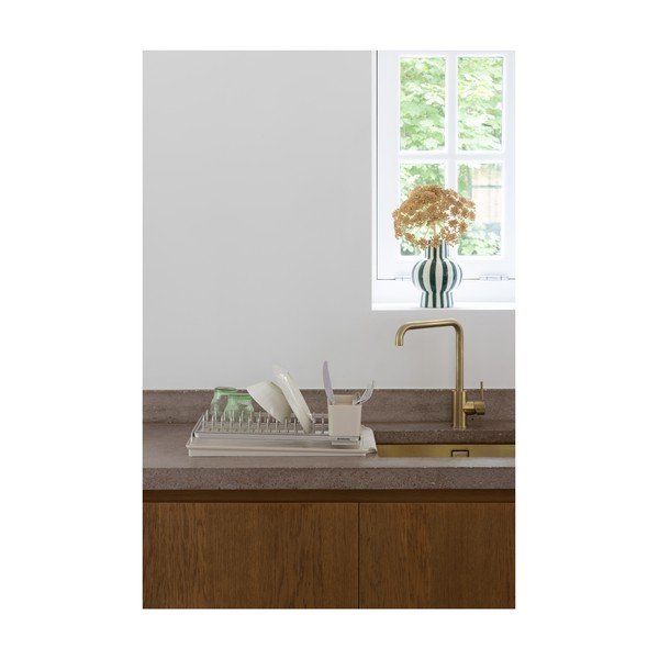 Bež metalni ocjeđivač za posuđe 49x38,5 cm – Brabantia-image-3
