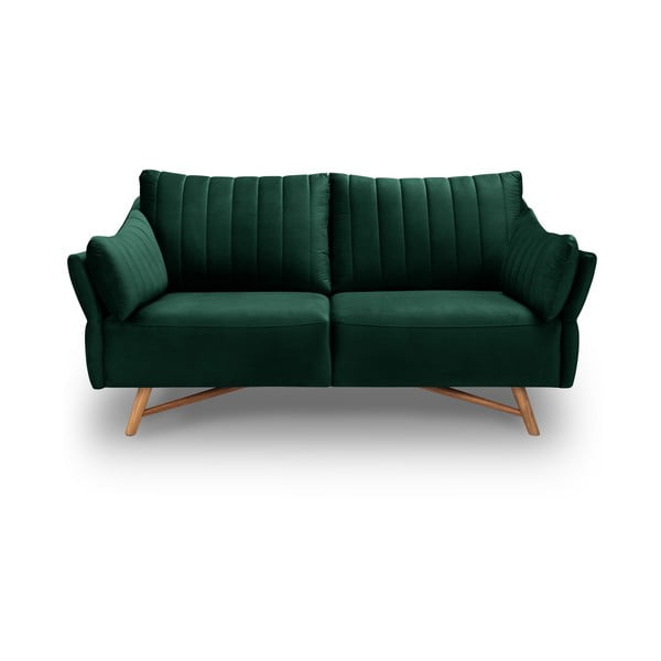 Tamnozelena sofa od baršuna Interieurs 86 Elysée, 174 cm