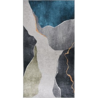 Plavi/sivi perivi tepih 120x160 cm – Vitaus