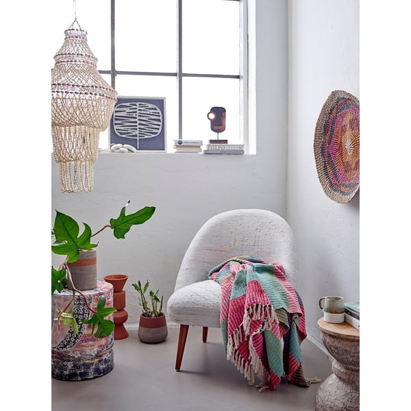 Deka od recikliranog pamuka 130x160 cm Isnel - Bloomingville-image-1