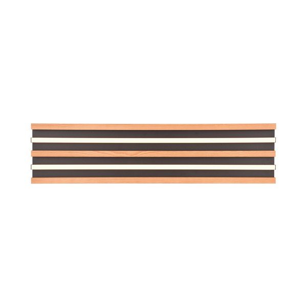 Crna/u prirodnoj boji LED stropna svjetiljka s mogućnosti zatamnjivanja 6x80 cm Fontana – Trio-image-3