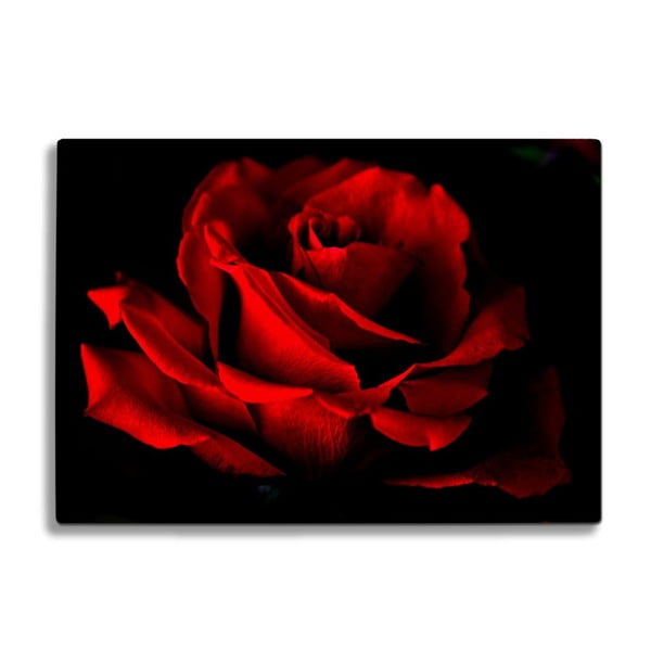 Staklena daska za rezanje Insigne Red Rose