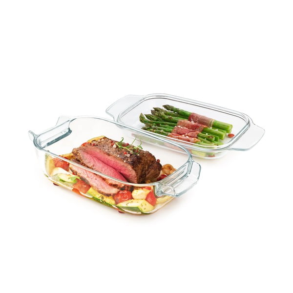 Staklena posuda za pečenje s poklopcem 19x34 cm GrandChef - Tescoma-image-1
