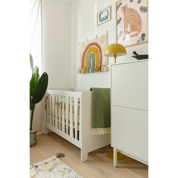 Bijeli dječji krevetić Pinio Moon, 60 x 120 cm-image-1