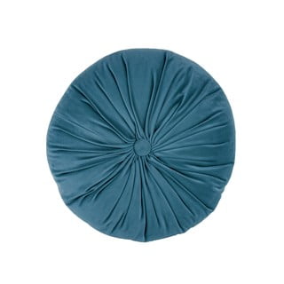 Ukrasni jastuk od plavog baršuna Tiseco Home Studio Velvet, ø 38 cm