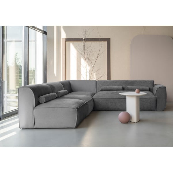 Siva kutna garnitura (s lijevim kutom) Flex Felix – Miuform-image-1