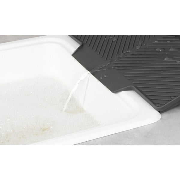 Tamno siva posuda za kapanje Wenko Neli, 20 x 40 cm-image-2