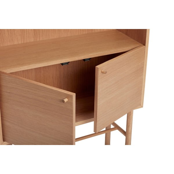 Hrastov ormar za knjige 80x150 cm Archive - Hübsch-image-2