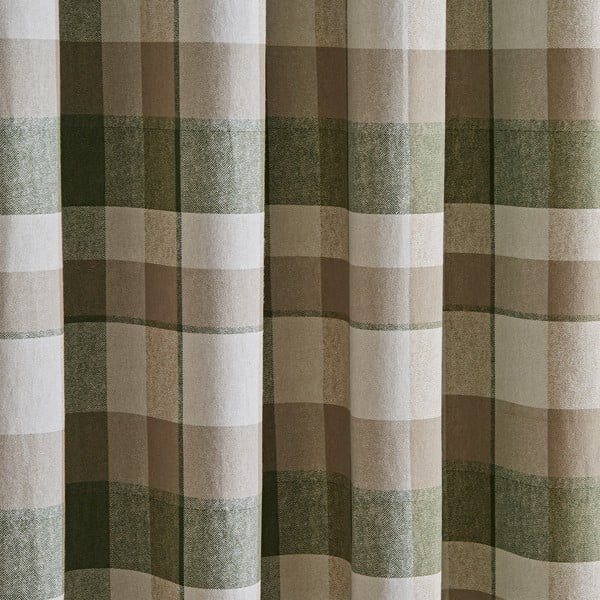 Zeleno-bež zavjese u setu 2 kom 168x183 cm – Catherine Lansfield-image-3