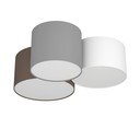 Siva/smeđa stropna svjetiljka 49,5x61 cm PASTORE – EGLO