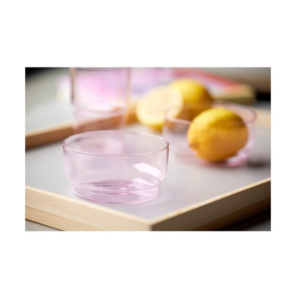 Ružičaste staklene zdjelice u setu 2 kom 500 ml Torino – Lyngby Glas-image-4