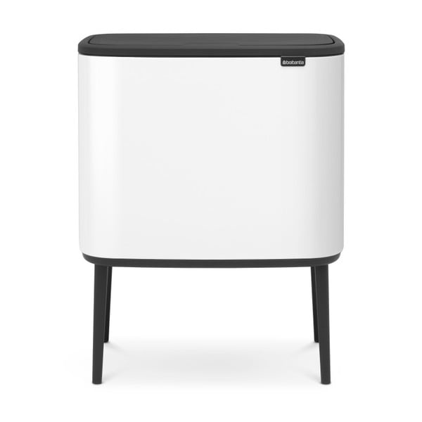 Bijela željezna kanta za smeće za odvojeni otpad/na dodir 33 l Bo Touch Bin – Brabantia-image-4