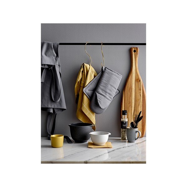 Žuti kuhinjski ručnik iz pamuka Södahl Geometric, 50 x 70 cm-image-2