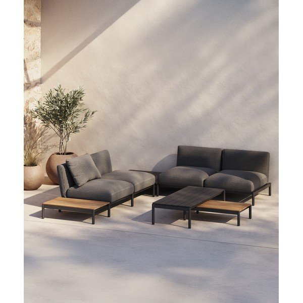 Metalni vrtni stolić za kavu 63x149 cm Sorells – Kave Home-image-1