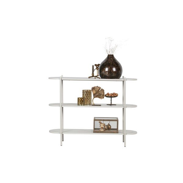 Svijetlo siva biblioteka od čvrste jeseni 120x92 cm Tender – BePureHome-image-3