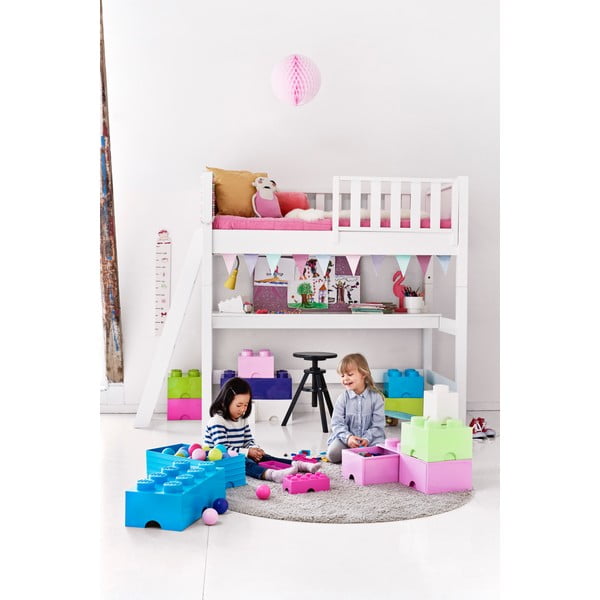 Mint zelena kutija za pohranu s dvije ladice LEGO®-image-2