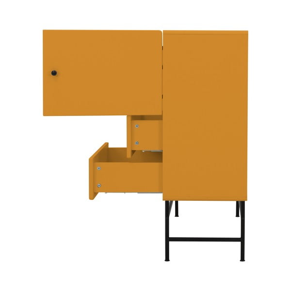 Žuta visoka komoda 107x107 cm Cocktail - Tenzo-image-3