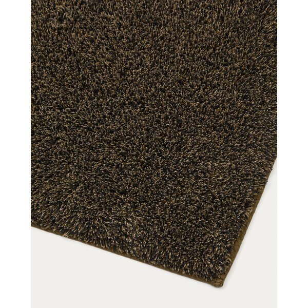 Kaki zelena kupaonska prostirka 50x70 cm Coper – Kave Home-image-3