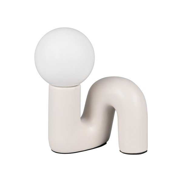 Stolna lampa keramička boje slonovače (visina 21,5 cm) Quinn – Reality