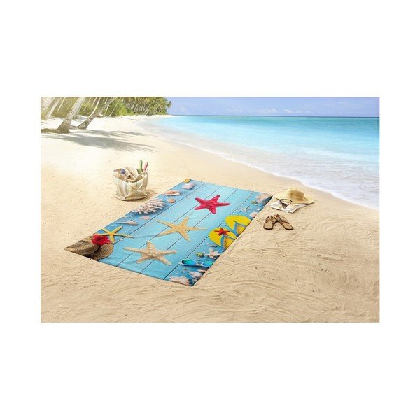 Ručnik za plažu s printom Good Morning Beachy, 100 x 180 cm-image-1
