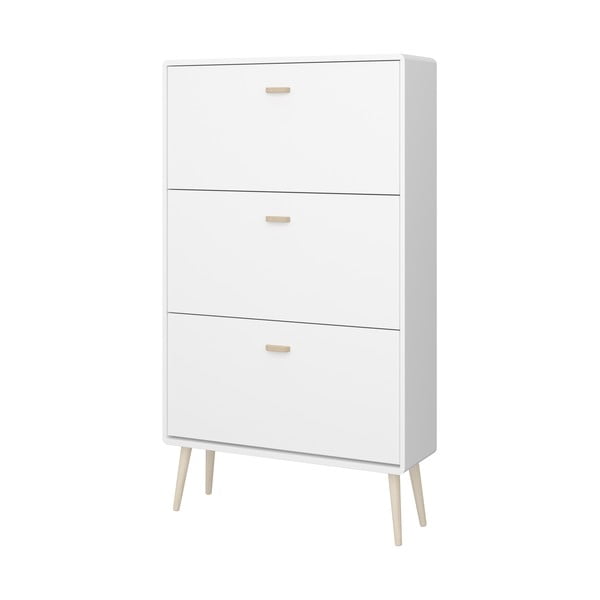 Bijeli preklopni ormarić za cipele Mino - Tvilum-image-1