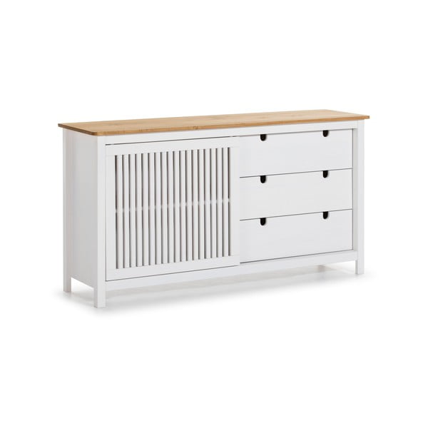 Bijela drvena komoda Marckeric Bruna-image-2