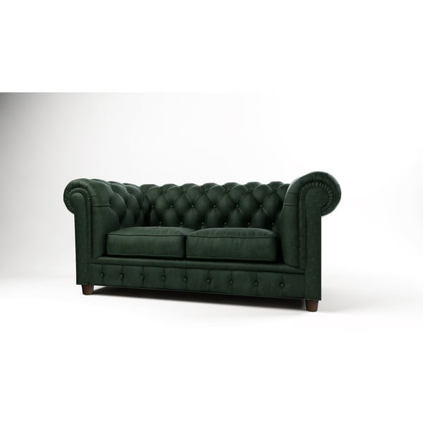 Tamno zelena baršunasta sofa 178 cm Cambridge - Ropez
