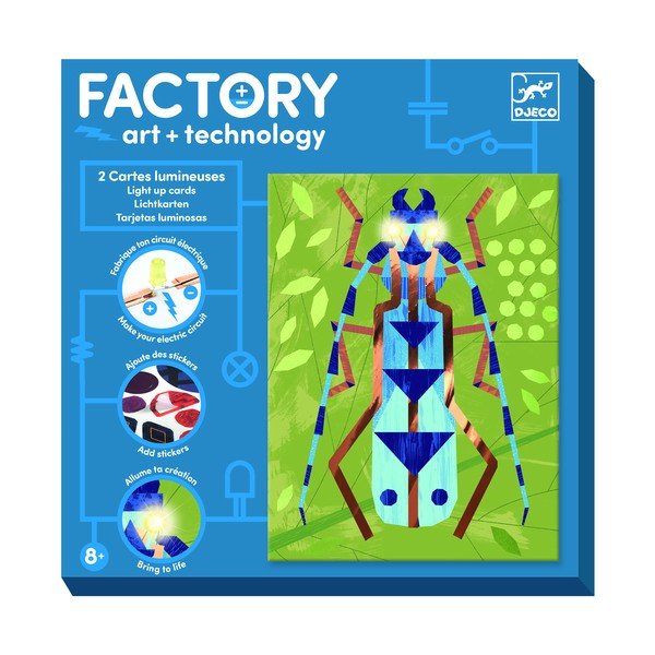 Komplet od 3 svjetleće slike Djeco Insectarium-image-1