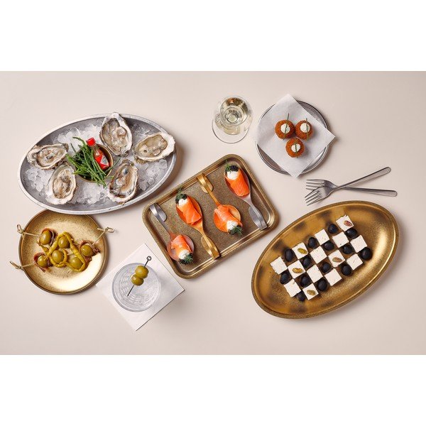 Pladanj od nehrđajućeg čelika za posluživanje 16x22 cm Serve – BonBistro-image-1