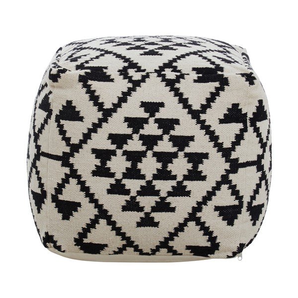 Crno-bijeli tabure Cefena – Premier Housewares-image-1