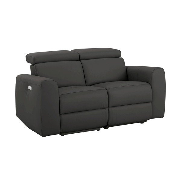 Smeđa sofa od imitacije kože 158 cm Capena – Støraa