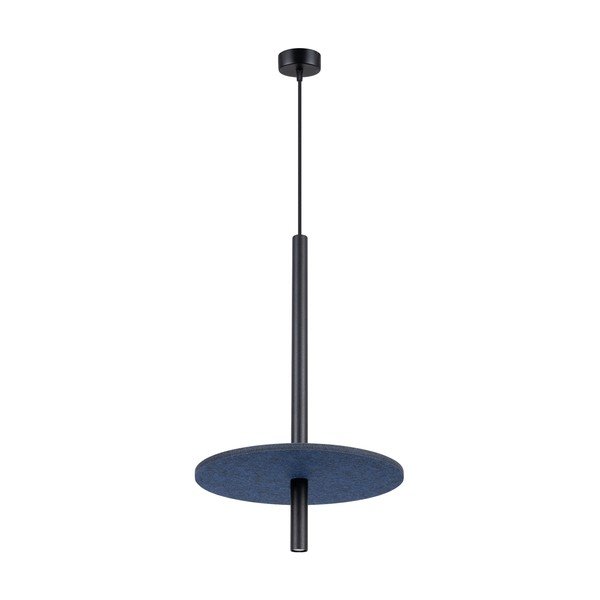 Tamno plava/bež metalna viseća svjetiljka ø 30 cm Rilu – Sollux
