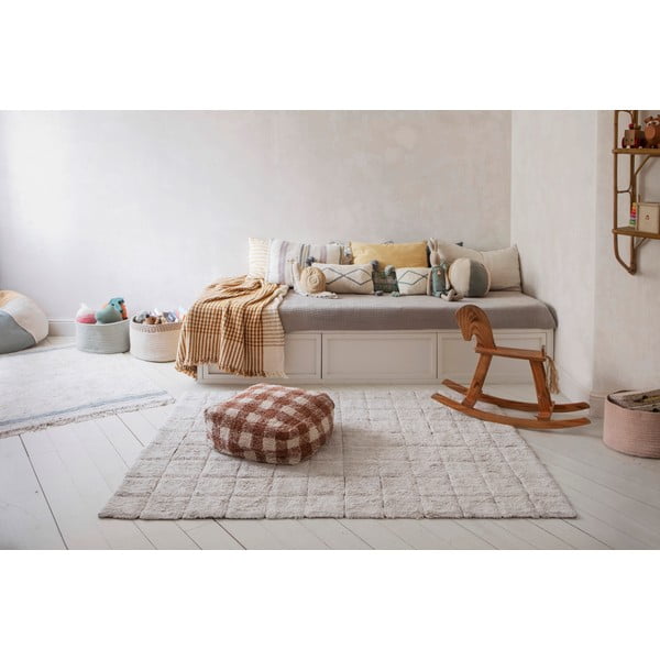 Krem periv/ručno rađen pamučan tepih 170x240 cm Mosaic – Lorena Canals-image-3