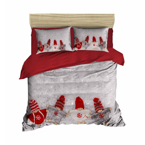Božićna posteljina za bračni krevet Natalie, 200 x 220 cm