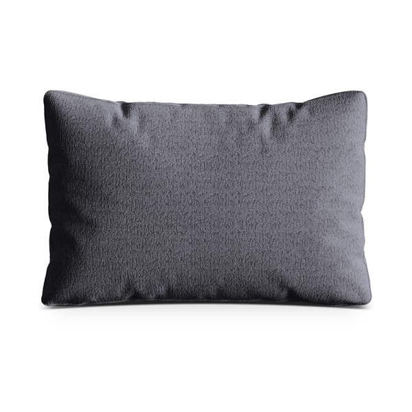 Tamno sivi ukrasni jastuk za sjedeću garnituru od bouclé tkanine Kemi – Cosmopolitan Design