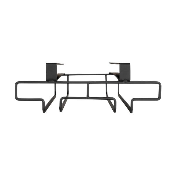 Crni stalak za policu za čaše Wenko-image-2